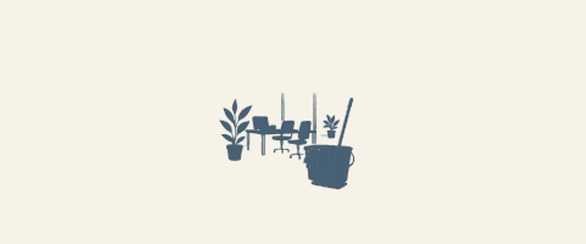 Illustration Unterhaltsreinigung